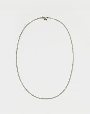 Wheat Chain Necklace | Sterling Silver