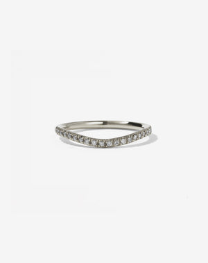 Amelie Band Pave | 14ct White Gold