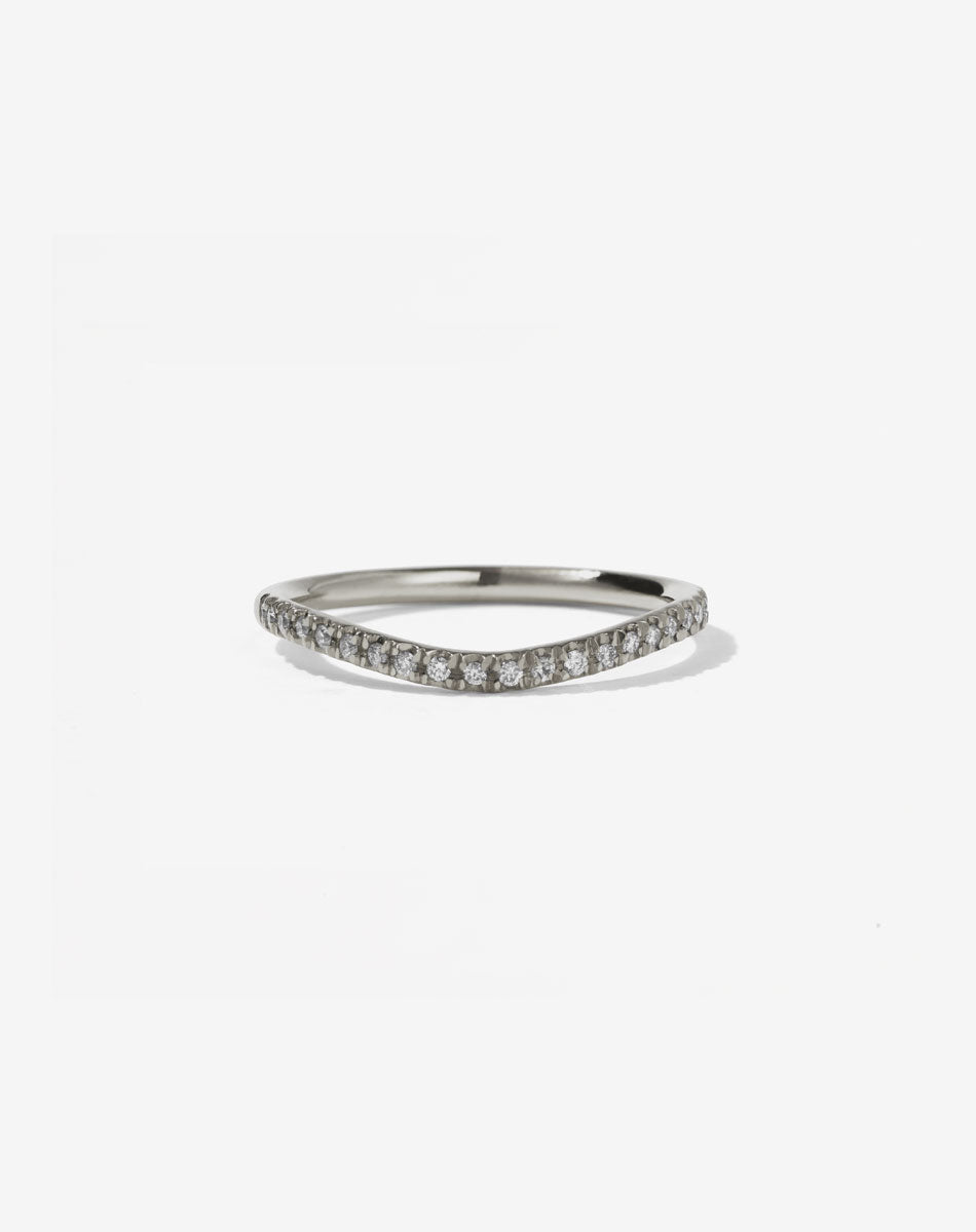 Amelie Band Pave | 18ct White Gold