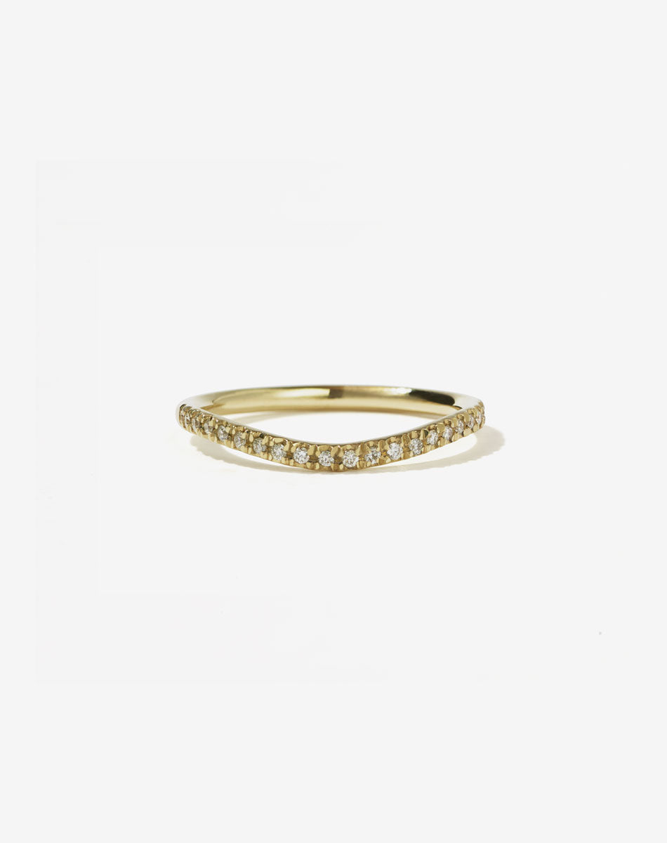 Amelie Band Pave | 18ct Yellow Gold