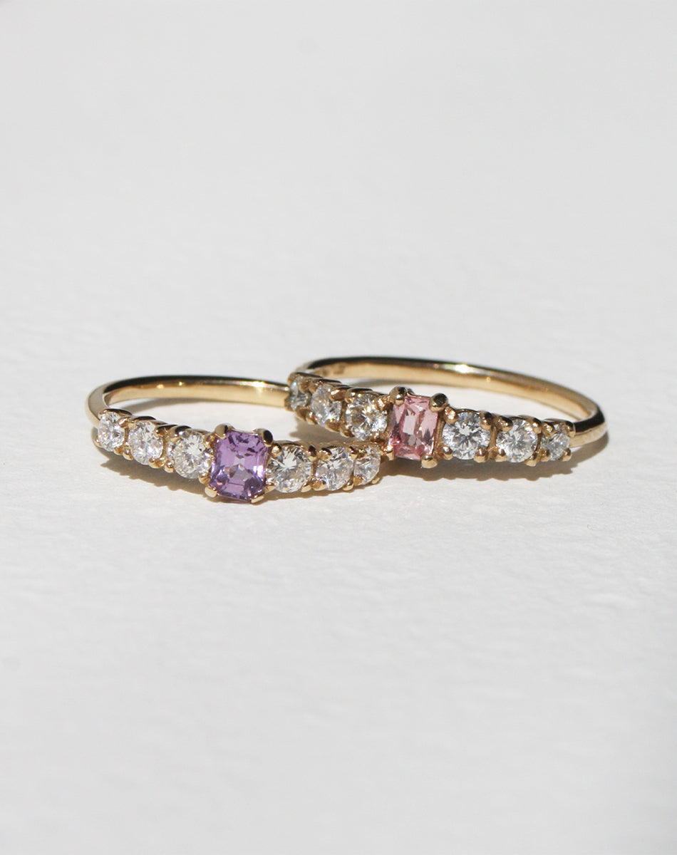 Amelie Ring- Violette Sapphire
