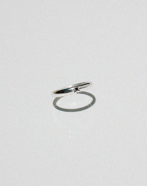 Diamond Star Band Round | Sterling Silver