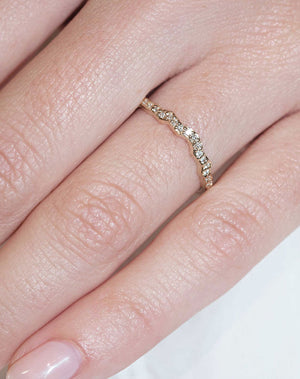 Eternal Band Pave | 14ct White Gold