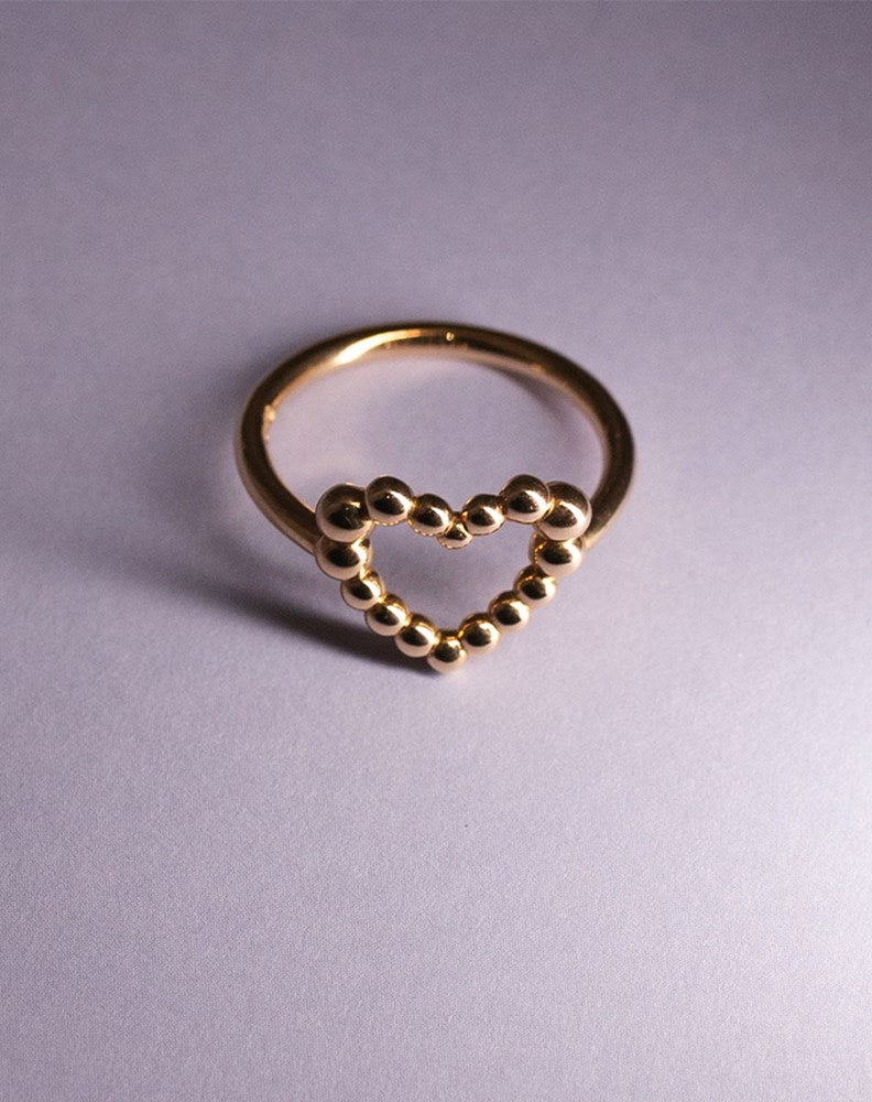 Fizzy Heart Ring | 9ct Solid Gold