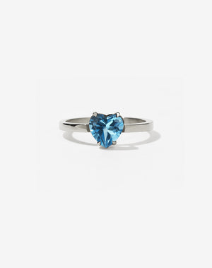 Heart Jewel Ring | Sterling Silver