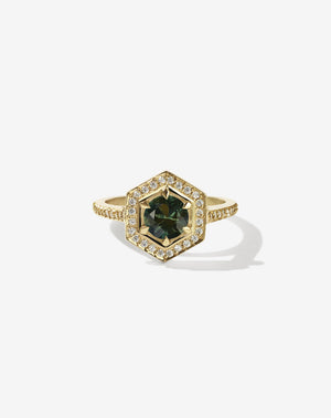 Hex Engagement Ring | 14ct Yellow Gold