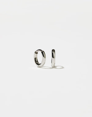 Mini Aria Hoops | Sterling Silver