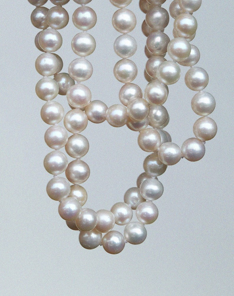 Pearl Bracelet Plain | 9ct Solid Gold
