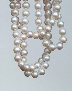 Pearl Bracelet Plain | Sterling Silver