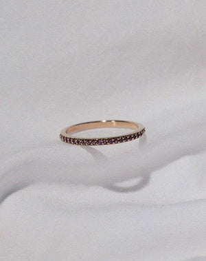 Sapphire Eternity Band | 9ct White Gold