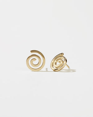 Spiral Studs | 9ct Solid Gold