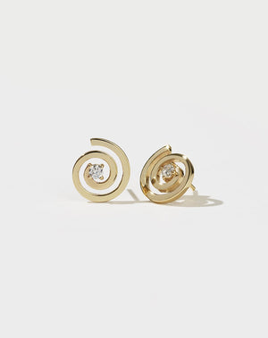 Spiral Studs Set | 9ct Solid Gold