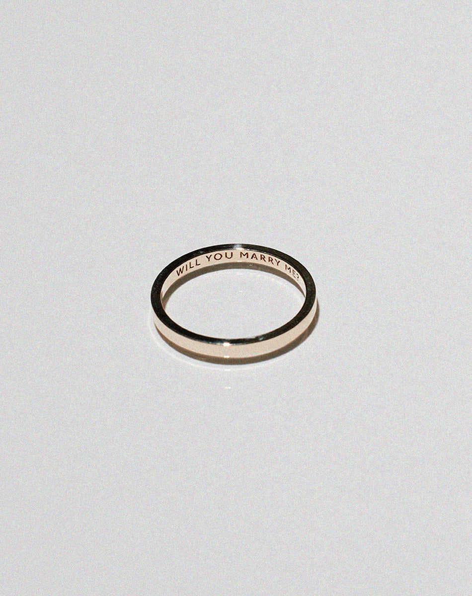 Stand In Ring | 9ct Yellow Gold