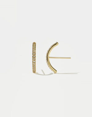 Atmos Earrings Pave | 9ct Solid Gold