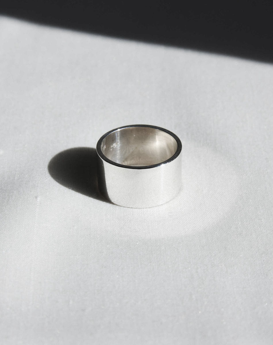 12mm Plain Band | Sterling Silver