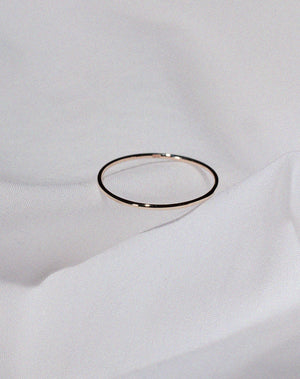 Halo Band 1mm | 14ct Yellow Gold