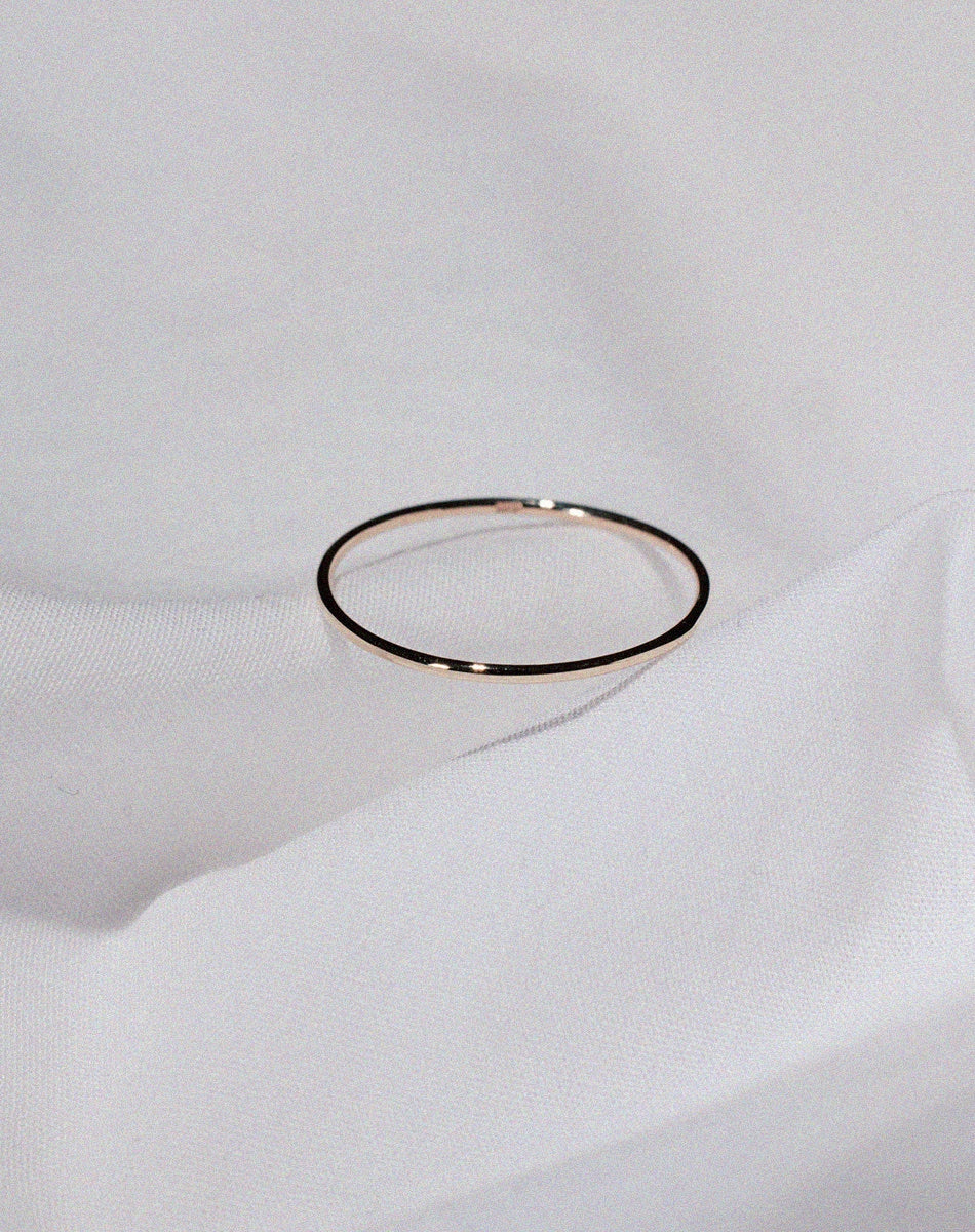 Halo Band 1mm | 18ct White Gold
