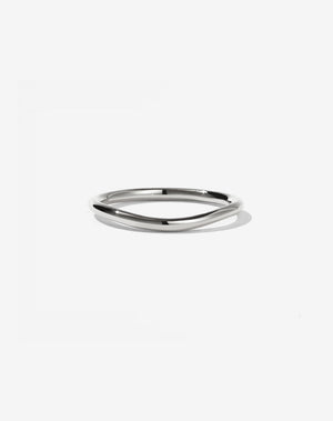 Amelie Band Plain | Platinum