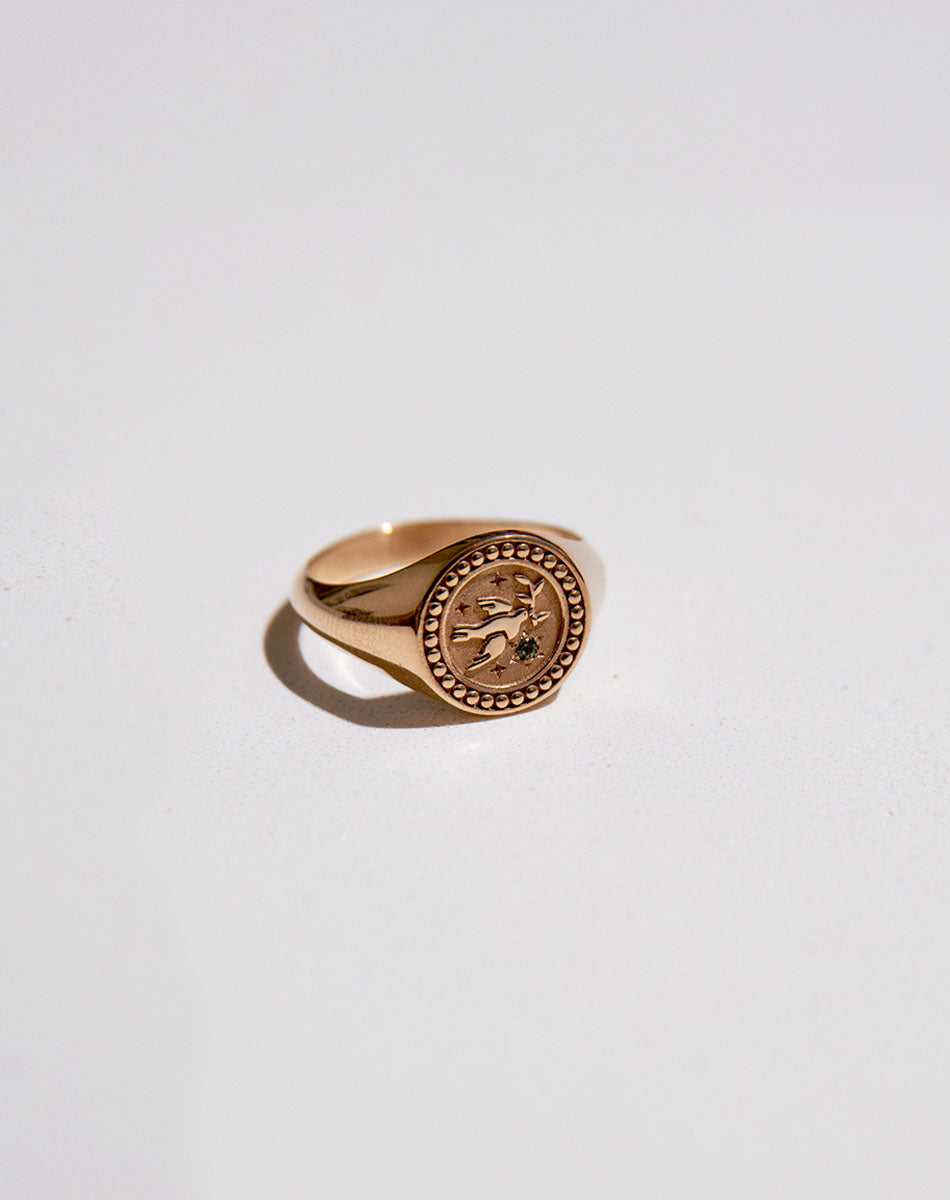 Amulet Peace Signet Ring | 9ct Solid Gold