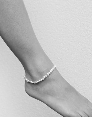 Baroque Anklet Midi | Sterling Silver