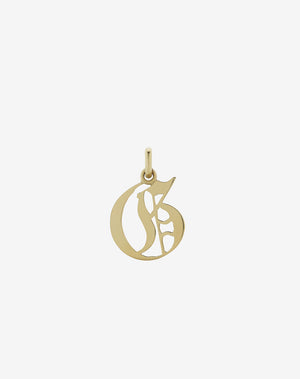 Capital Letter Charm | 23k Gold Plated