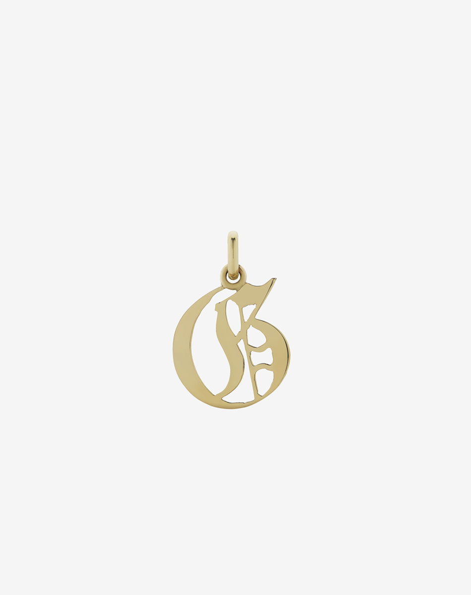 Capital Letter Charm | 9ct Solid Gold