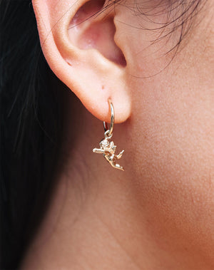 Cherub Signature Hoops | 23k Gold Plated