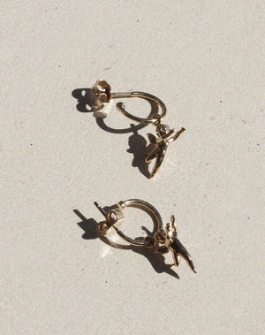 Cherub Signature Hoops | 23k Gold Plated