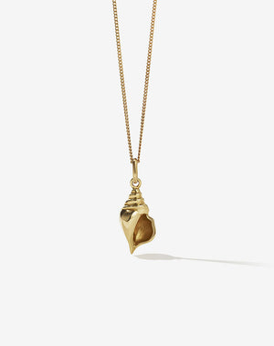 Gold Conch shell  Necklace