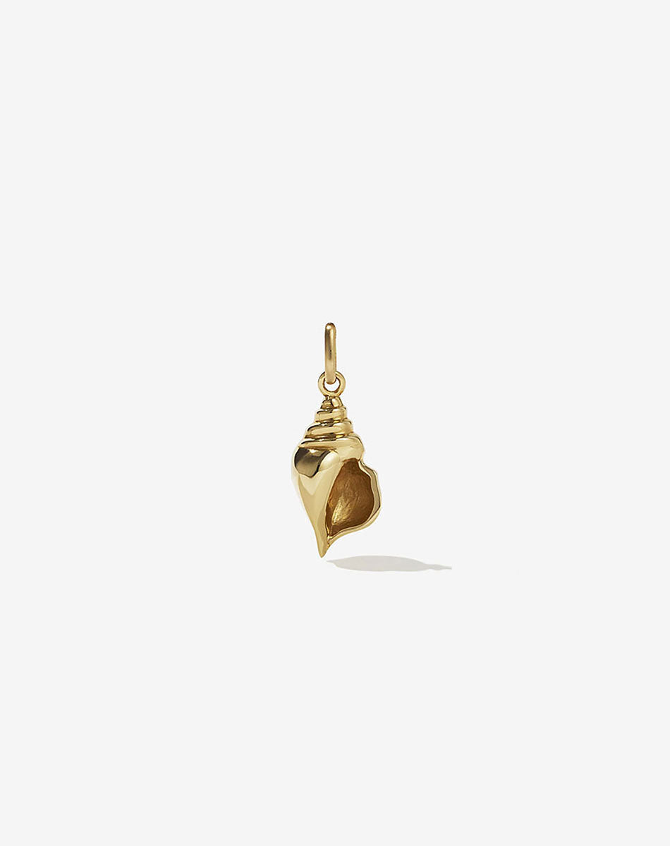 Conch Charm | 23k Gold Plated