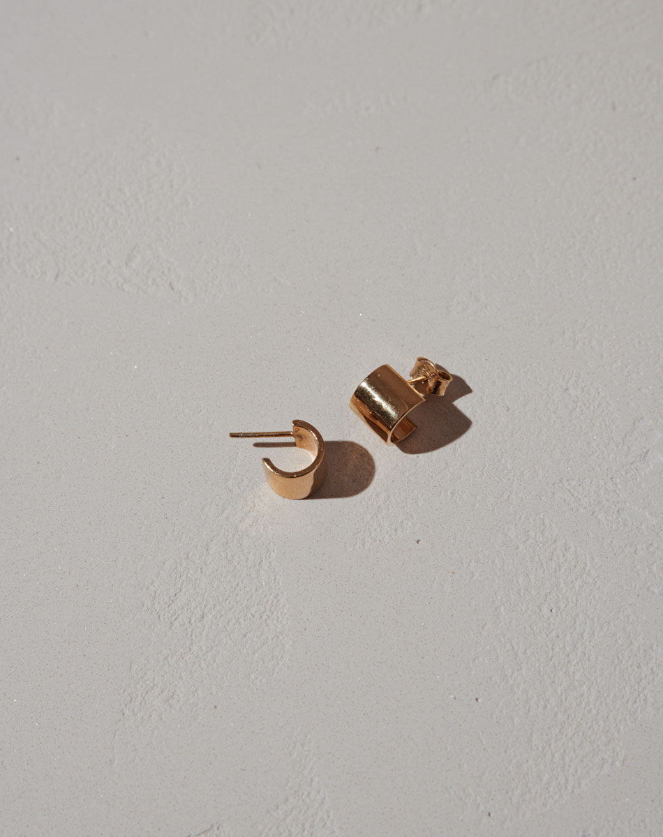 Cuff Stud Earrings | 9ct Solid Gold