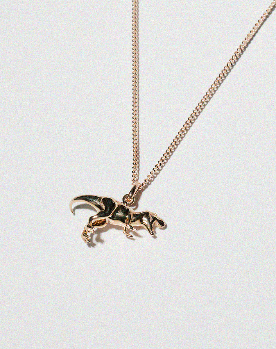 Meadowlark Dinosaur Charm Necklace