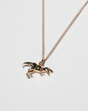 Meadowlark Dinosaur Charm Necklace