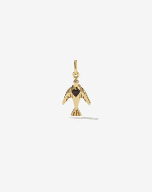 Meadowlark Dove Charm Product Image 9ct Yellow Gold