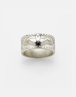 Eagle Band | 9ct White Gold