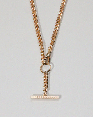 Fob Chain Necklace | 9ct Solid Gold