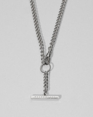 Fob Chain Necklace | Sterling Silver