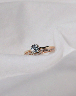 Signature Solitaire Ring | 9ct White Gold