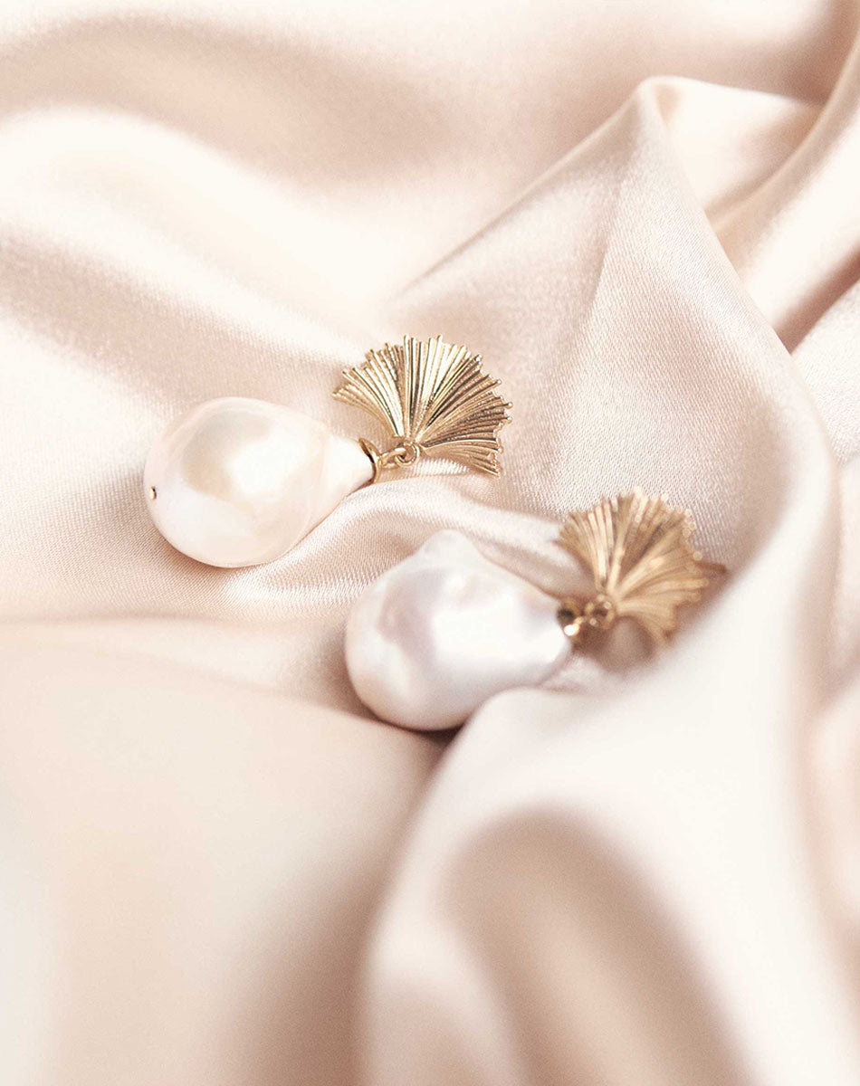 Vita Drop Earrings Large | Sterling Silver