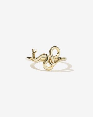 Medusa Ring | 23k Gold Plated