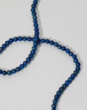 Micro Lapis Necklace | 9ct Solid Gold