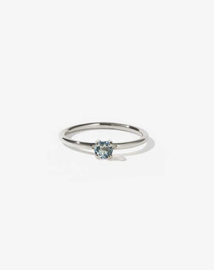 Micro Round Ring | Sterling Silver