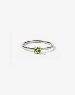 Micro Round Ring | Sterling Silver