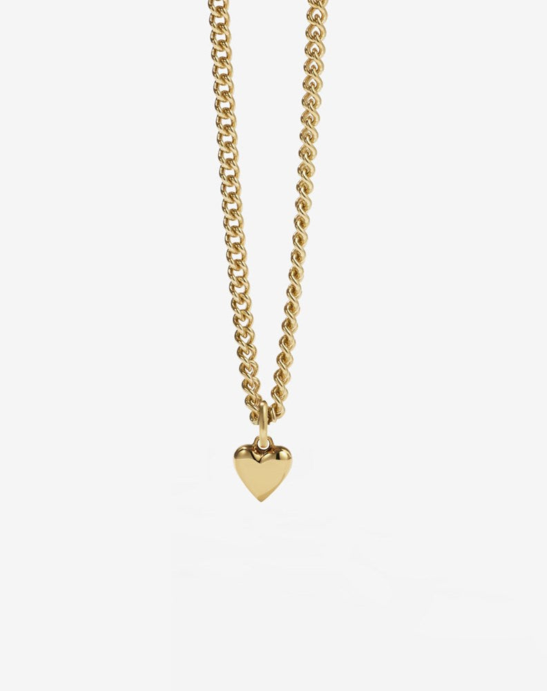 Mini Camille Curb Necklace | 23k Gold Plated
