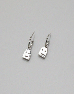Nell Headstone Signature Hoops | Sterling Silver
