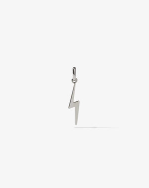 Nell Lightning Bolt Charm | Sterling Silver