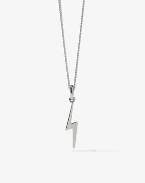 Nell Lightning Bolt Necklace | Sterling Silver