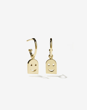 Nell Headstone Signature Hoops | 9ct Solid Gold