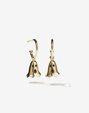 Nell Ghost Signature Hoops | 9ct Solid Gold