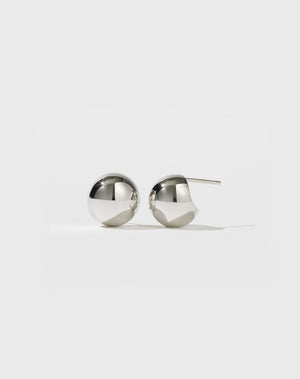 Orb Earrings Small | Sterling Silver